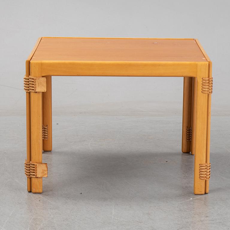 Forse Gnista, a Swedish Modern beech and mahogany table, Svenska Möbelfabrikerna Bodafors , late 1950's.