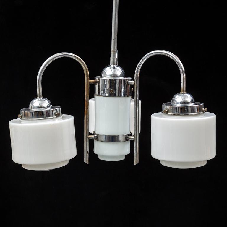 A 1930s/1940s ceiling light.