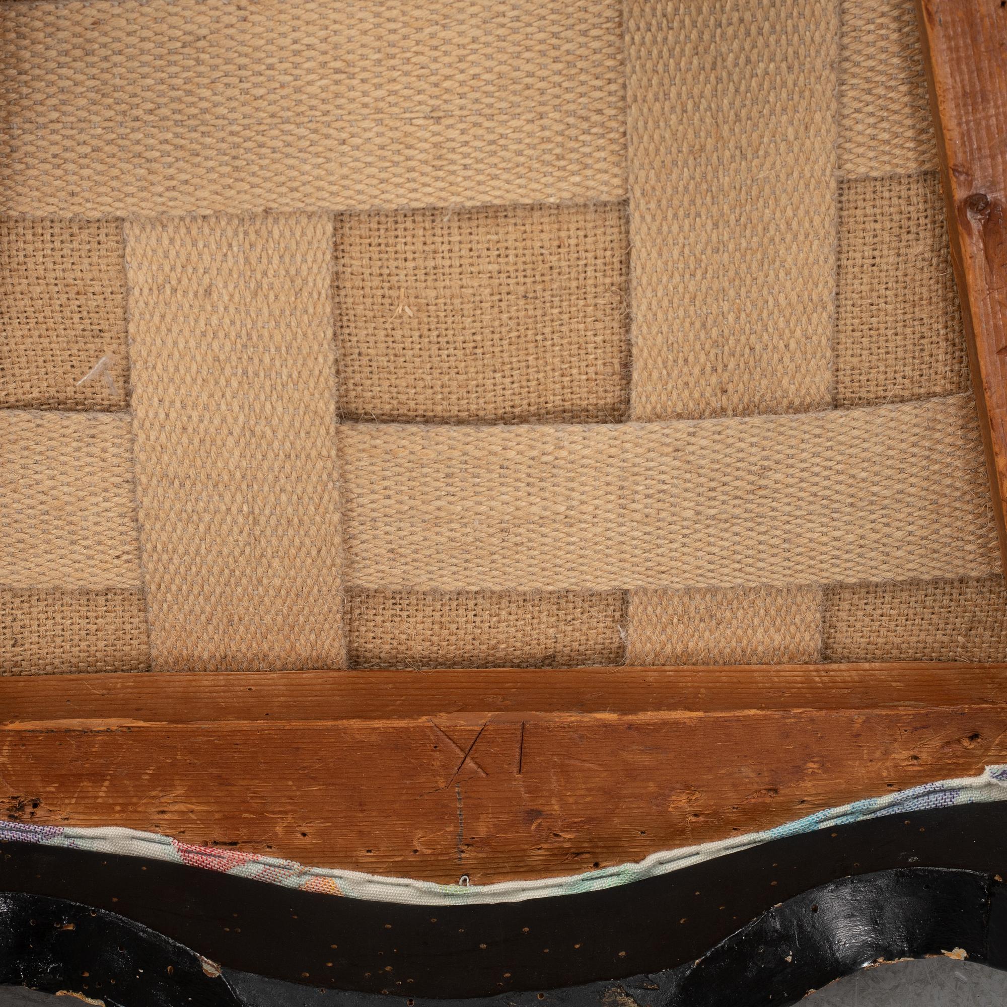 Stolar, ett par, rokoko, 1700-talets andra hälft.