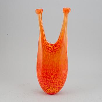 Kjell Engman, a glass vase from Kosta, Sweden.