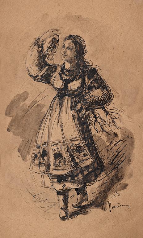 Ilja Jefimovitj Repin, Dancing girl.