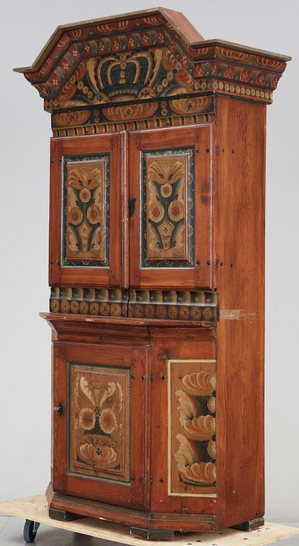 KRONSKÅP, allmoge, Dalarna 1800-talets första hälft.