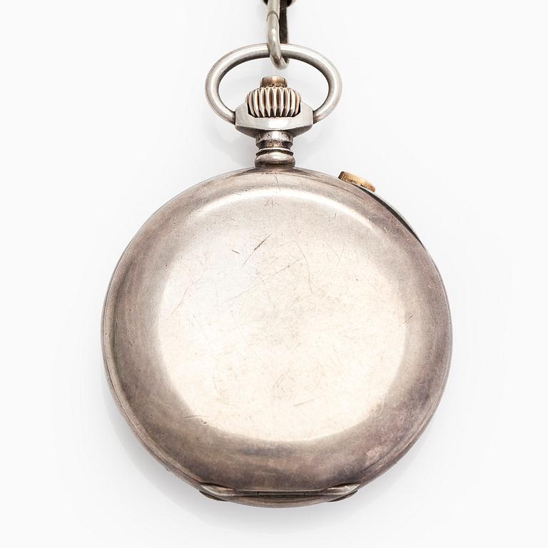 Fickur, kronograf, "kilomètres à l'heure", 52 mm.