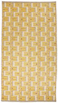 203. Marianne Richter, A CARPET, "Gula havet", flat weave, ca 527 x 288,5 cm, signed AB MMF MR.