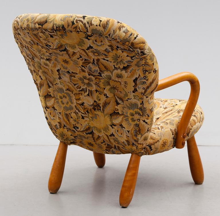 FÅTÖLJ, tillskriven Philip Arctander, sannolikt Sune Johanssons Möbelfabrik, Nässjö, 1950-tal.