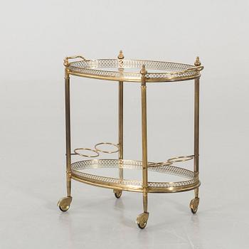 A BRASS TROLLEY SECOND HALF OF 20TH CENTURY.
