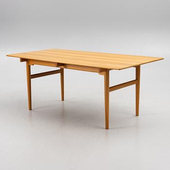Hans J Wegner, dining table, "CH327", Andreas Tuck, Denmark,.