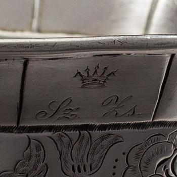 SKÅL, silver, Österrike-Ungern 1845. Vikt 258,7 g.