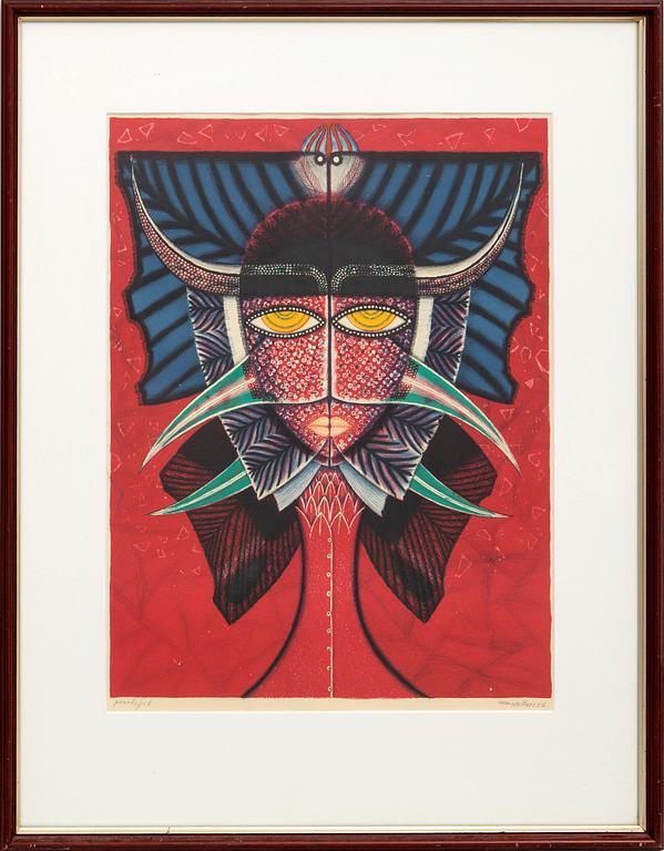 Max Walter Svanberg,  lithograph signed dated and numbered provtryck.