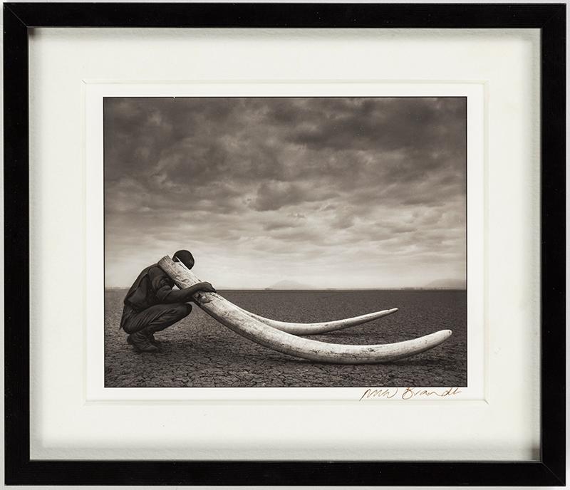NICK BRANDT, fotografisk litografi signerat.