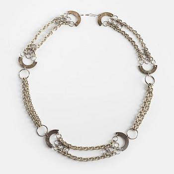 Siv Lagerström, necklace, chains, metal.