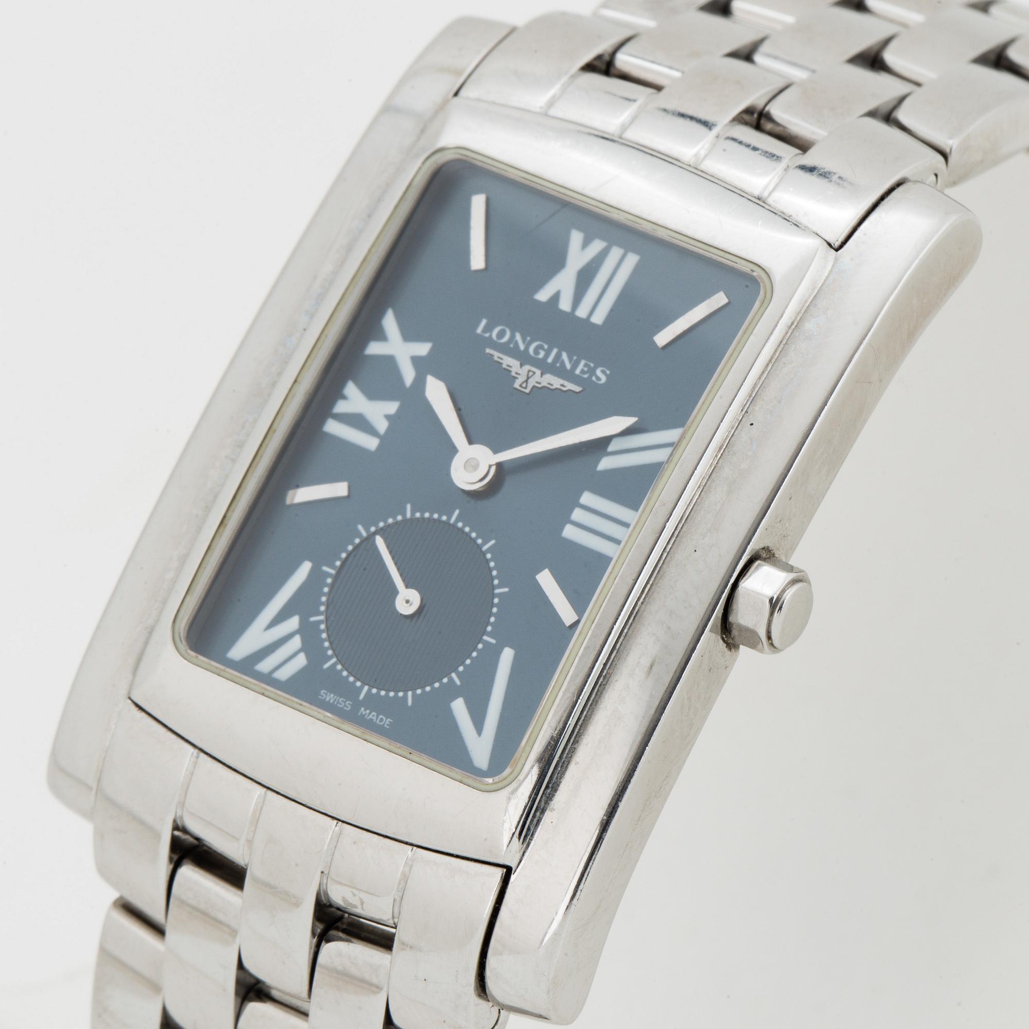 LONGINES, EFC, armbandsur, 26,5 x 30 mm.