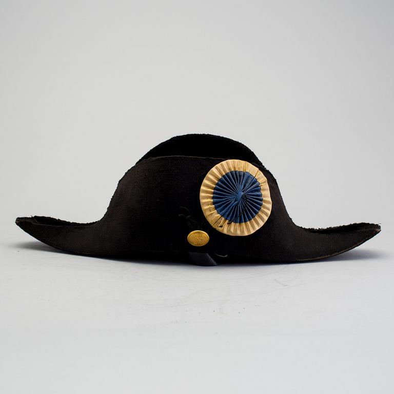 A bicorne hat, second half of the 19th century.