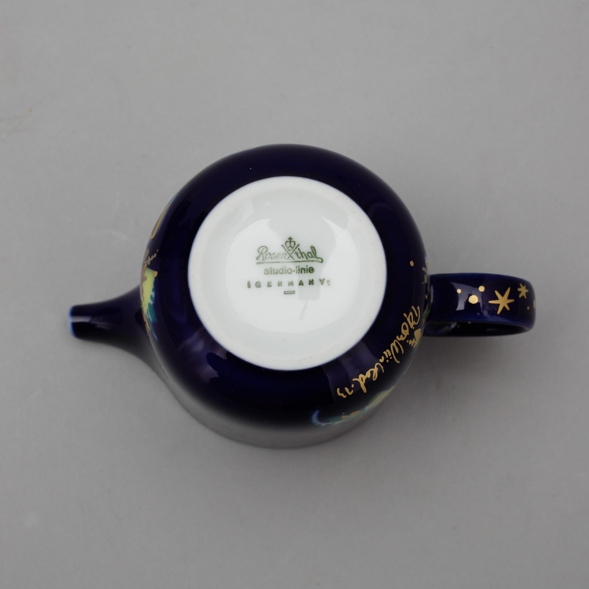 PARTI PORSLIN,  3 delar, porslin, Björn Wiinbladh, Studio-Line, Rosenthal, sign o dat-1973.