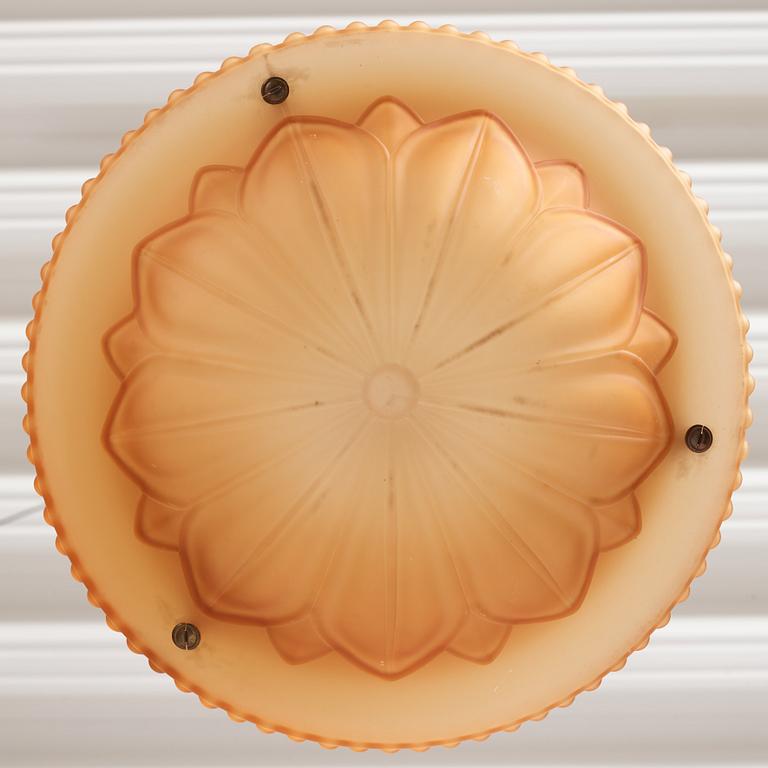 Harald Notini, ceiling lamps 2 pcs., model "10074", Arvid Böhlmarks Lampfabrik, 1930s.