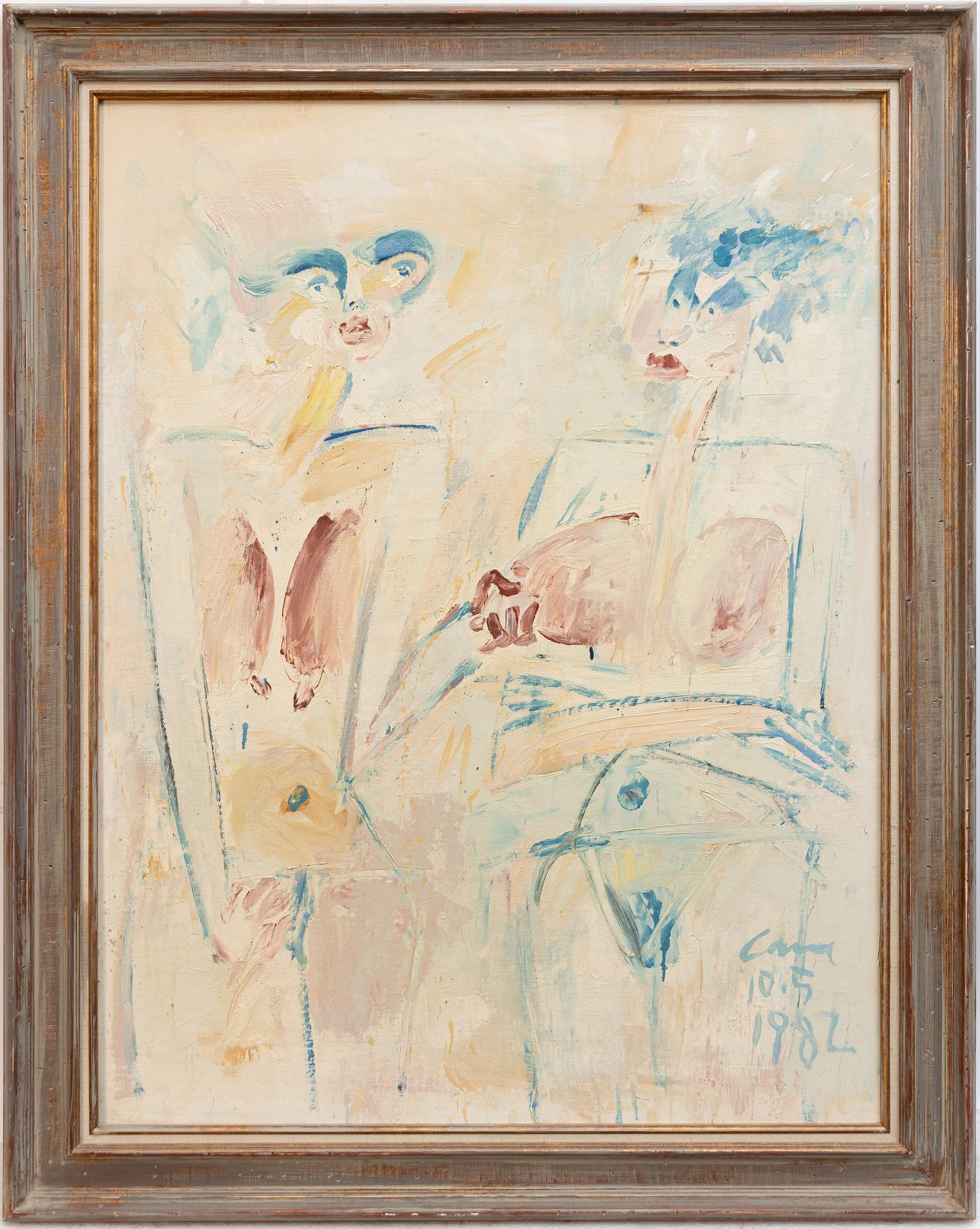 Louis Cane, Figural composition.