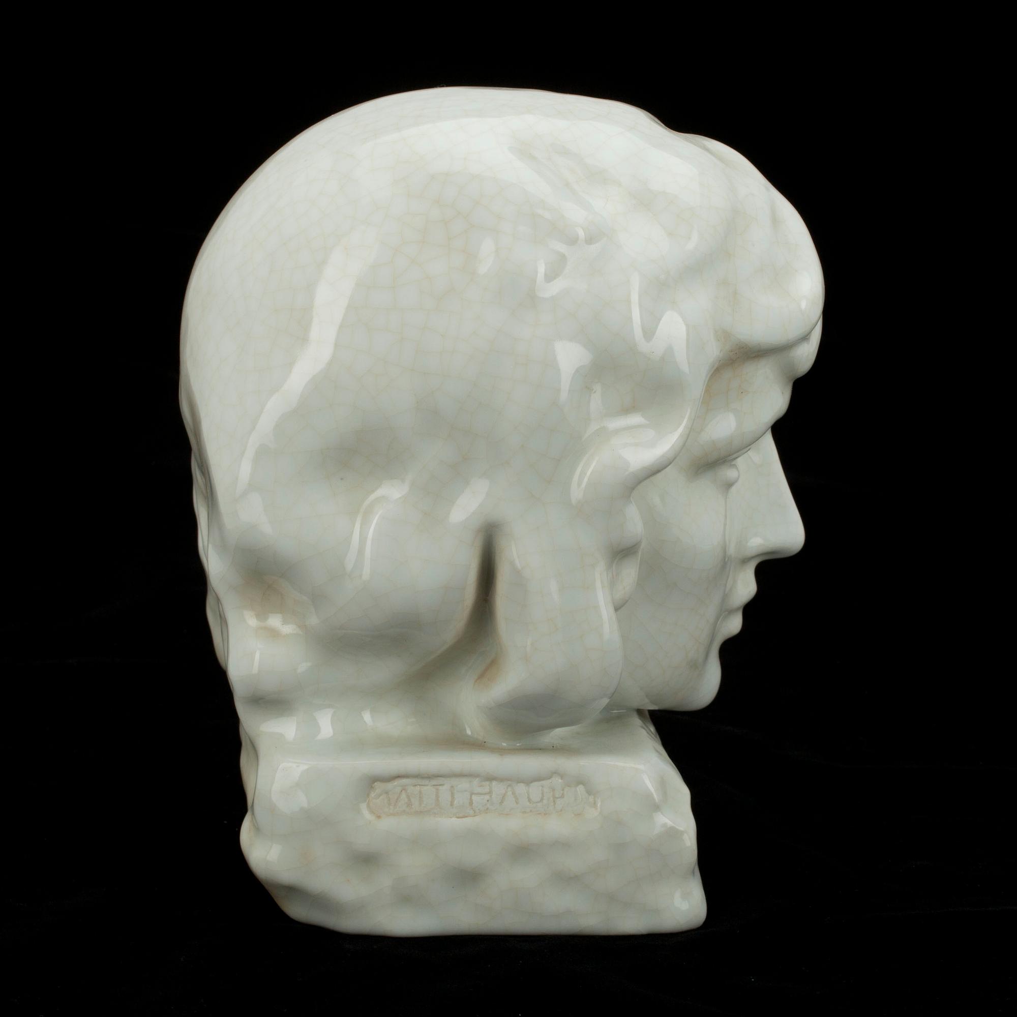 MATTI HAUPT, skulptur, keramik, signerad i godset.