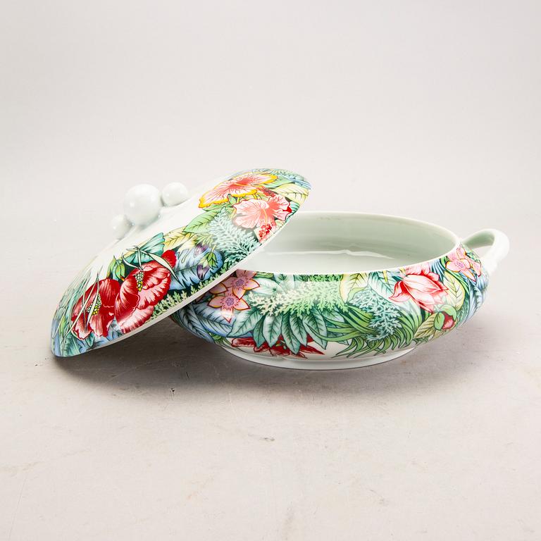 Paul Marrot, servis, "Eden" 46 dlr Limoges Frankrike 1900-talets andra hälft porslin.