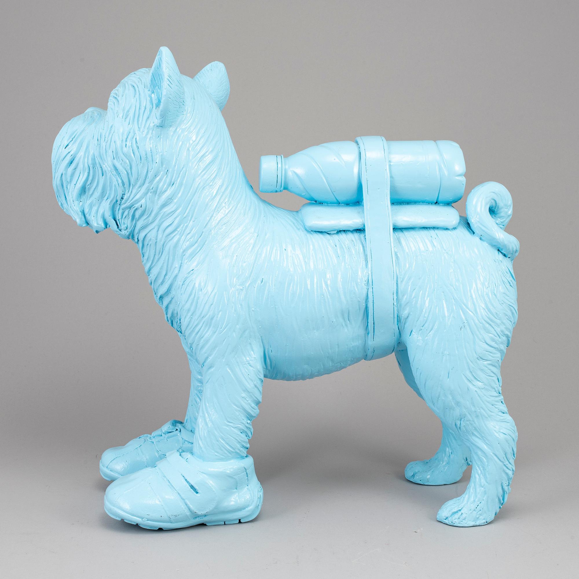 WILLIAM SWEETLOVE, "Cloned Griffon Bruxellois with pet bottle", signed and numbered 1/75.