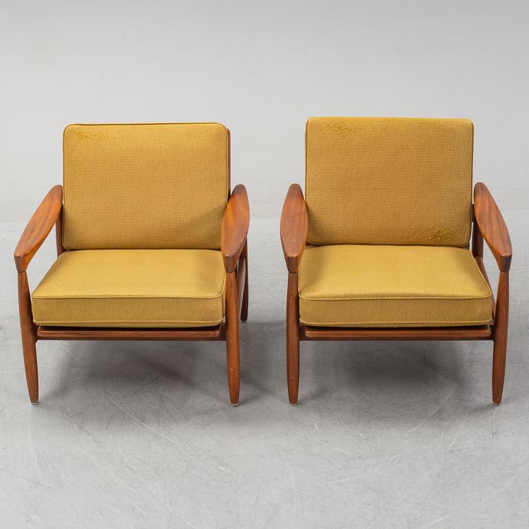 Erik Wörtz, fåtöljer ett
par, ”Kolding” IKEA, 1960-tal.