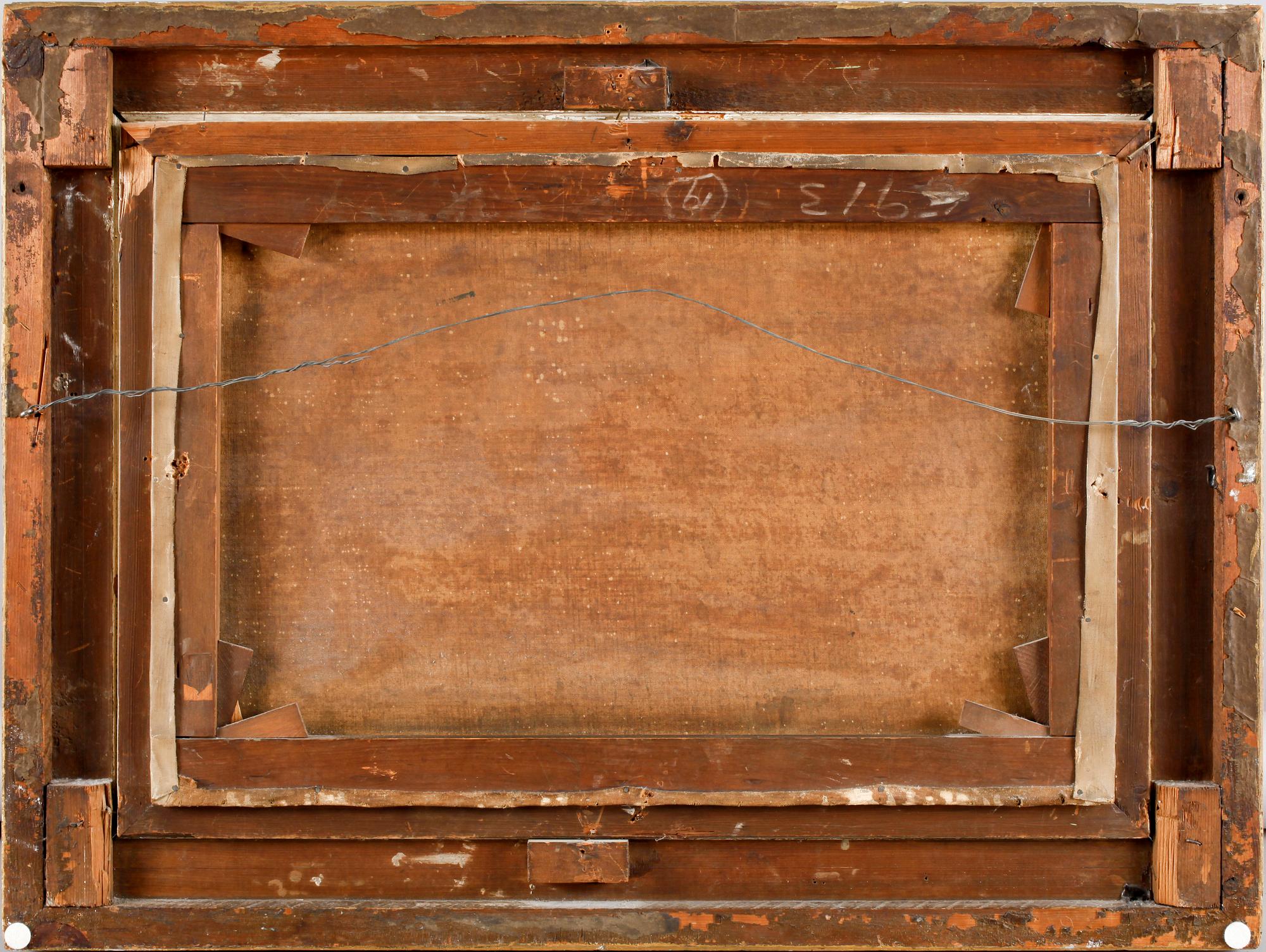 CHARLES PETER PITT, olja på duk, sign.