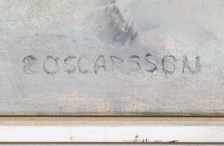 ELISABETH OSCARSSON, olja på duk. Sign.