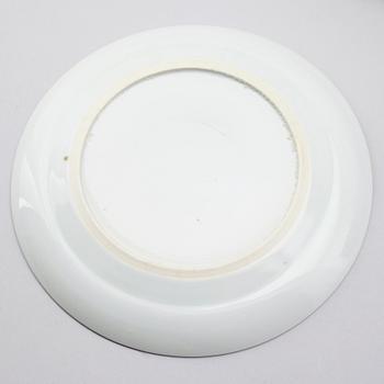 OSTINDISKA FÖREMÅL, 10 delar, porslin, 1800-/1900-tal.