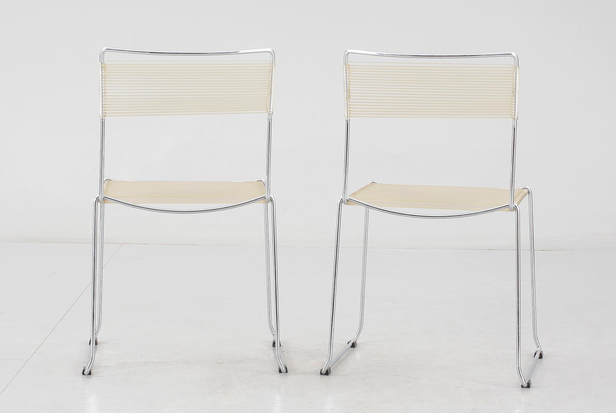 STOLAR, ett par, "Spaghetti chair", Achille&Pier Giacomo Castiglioni,