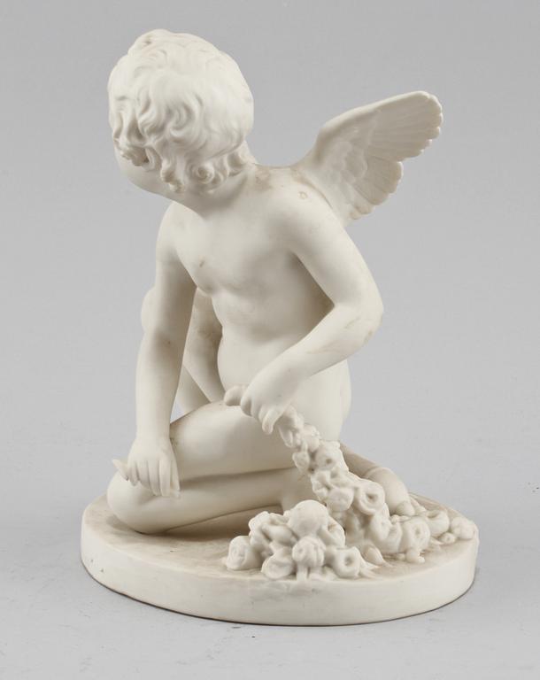 FIGURIN, parian, Gustafsberg, omkring 1900.