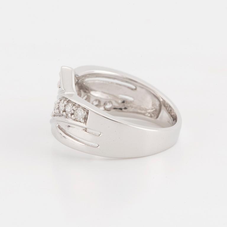 Ca 1,40 ct brilliant cut diamond ring.