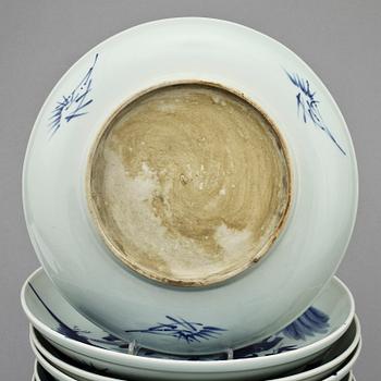 FAT, 8 st, porslin, Kina, 1900-tal.