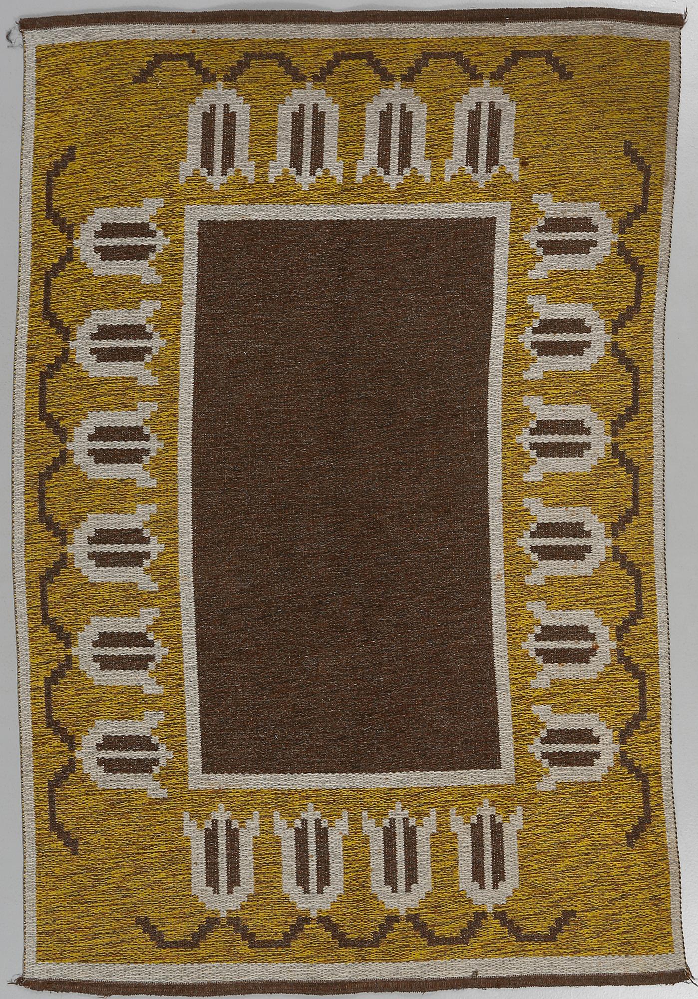 MATTA, dubbelväv, 1900-talets andra hälft, ca 198 x 133 cm.