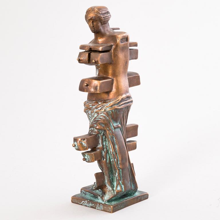 SALVADOR DALÍ, bronze, signed, numbered 120/VM. Stamped Gjuteri Airaindor Valsuani.