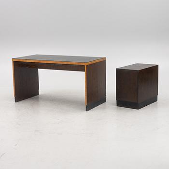 Desk with a chest of drawers, 1930s.