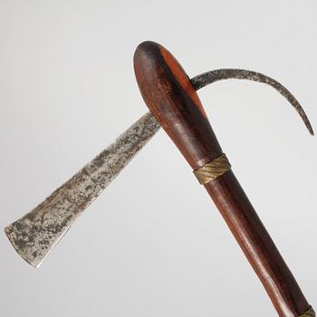 A north american tomahawk, late 19th century.