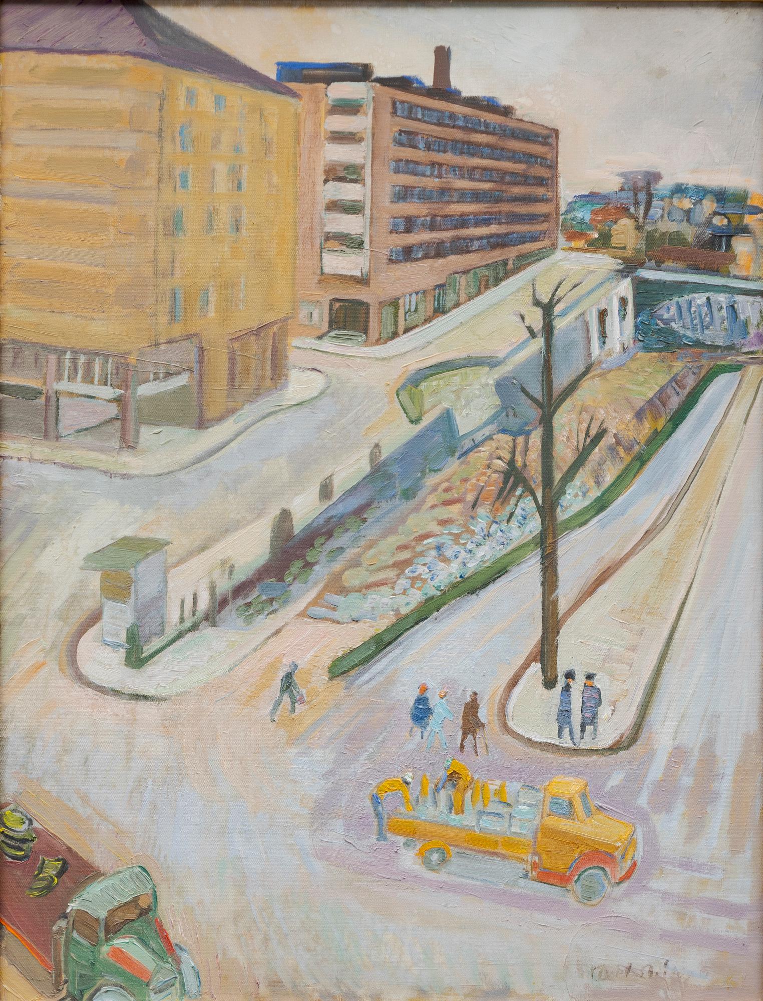 Axel Nilsson, "Stadsparti från Södermalm".