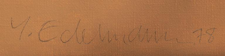 Yrjö Edelmann, a signed and dated oil on canvas.