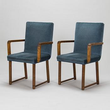 Nojatuoleja, 8 kpl, 1930-luku.