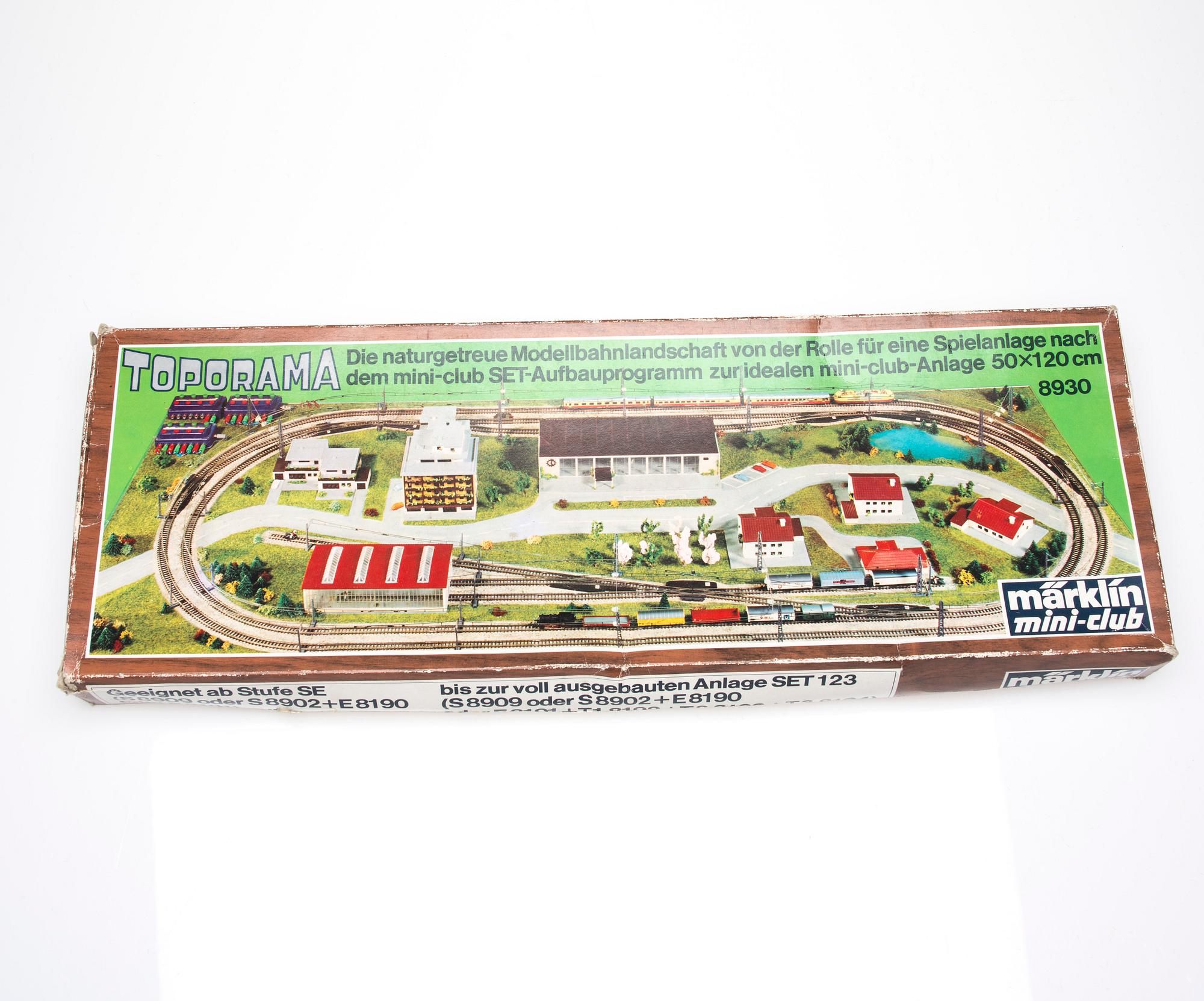JUNARATA,  "Mini Club" ja ALUSTA, Märklin 1900-luvun loppu.