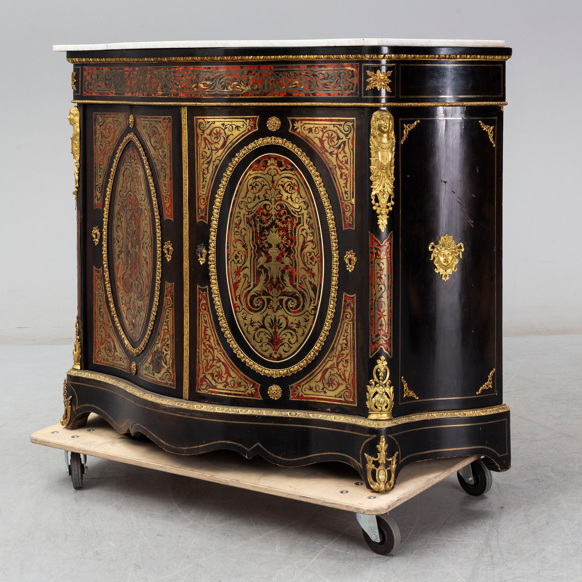 A mid 19th century Boulle cabinet.