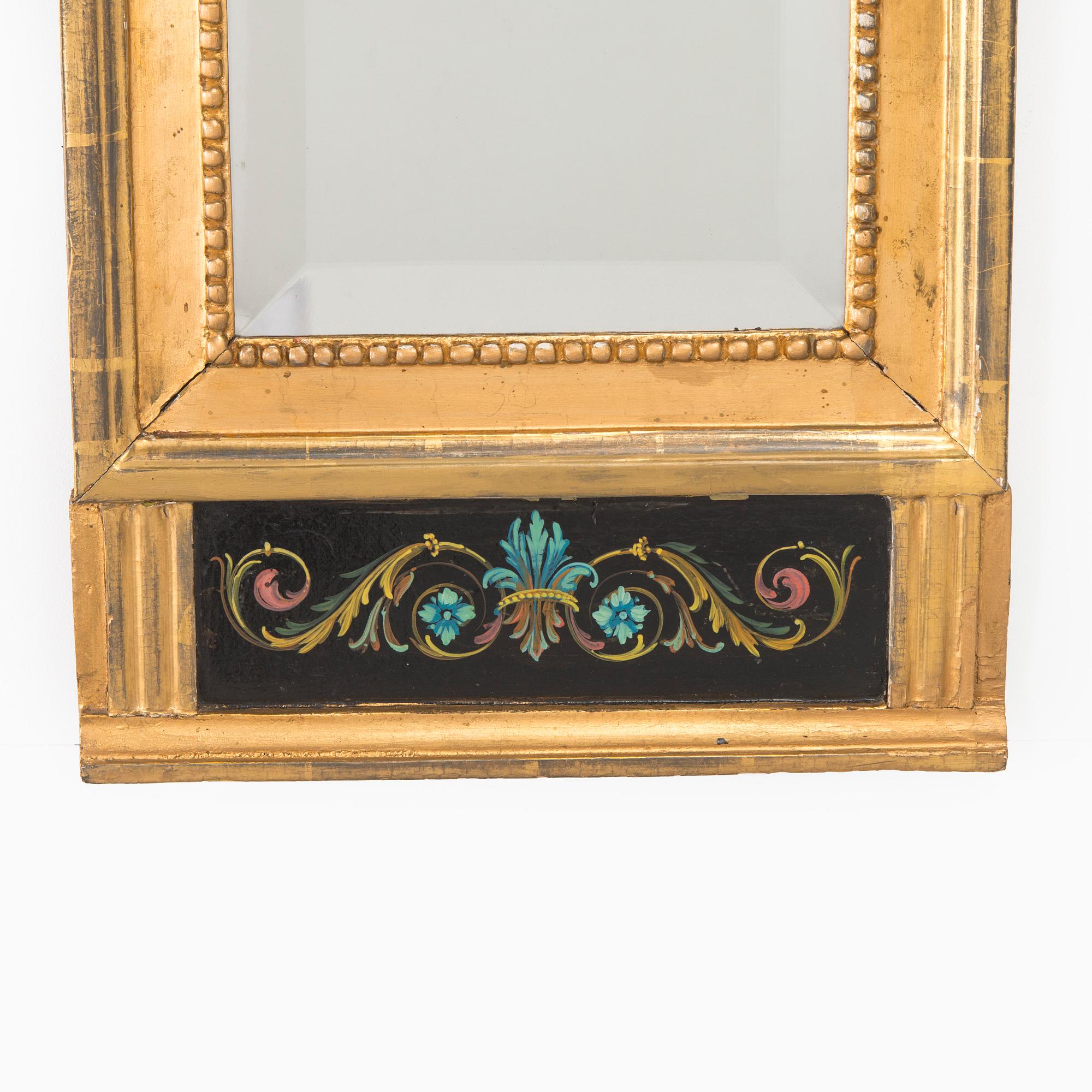 Mirror, Gustavian style, 19th century.