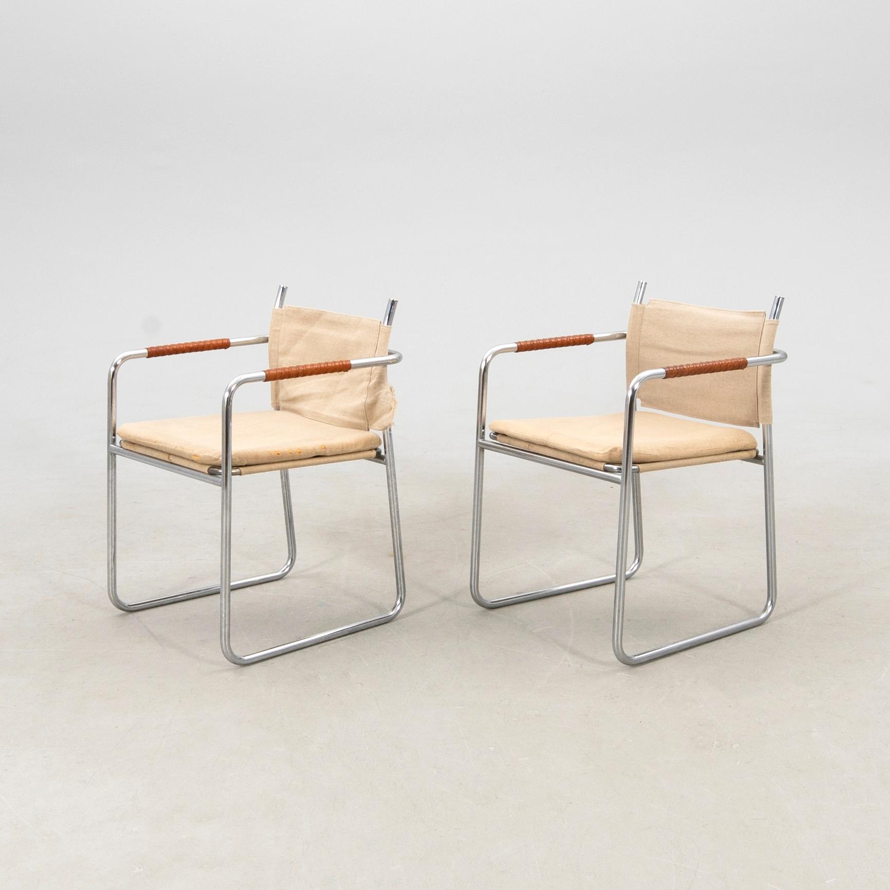 Karin Mobring, a pair of armchairs "Amiral", IKEA, second half of the 20th century.
