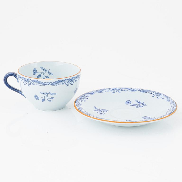 Mat-och kaffeservis, 120 delar, flintgods, "Ostindia", Rörstrand, varierande åldrar.