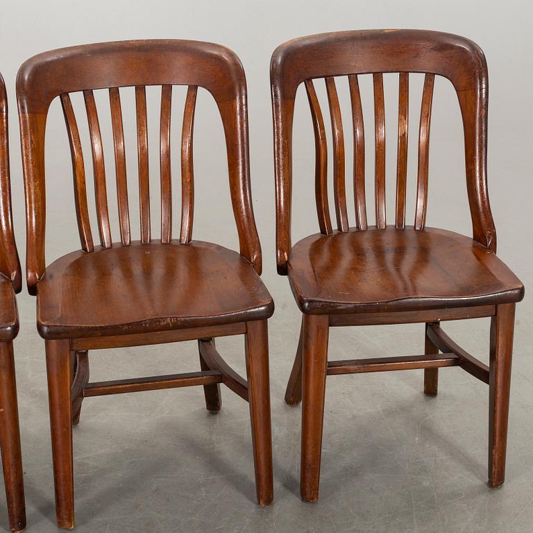 CHAIRS, 4 st, Canada, mid 20th century.