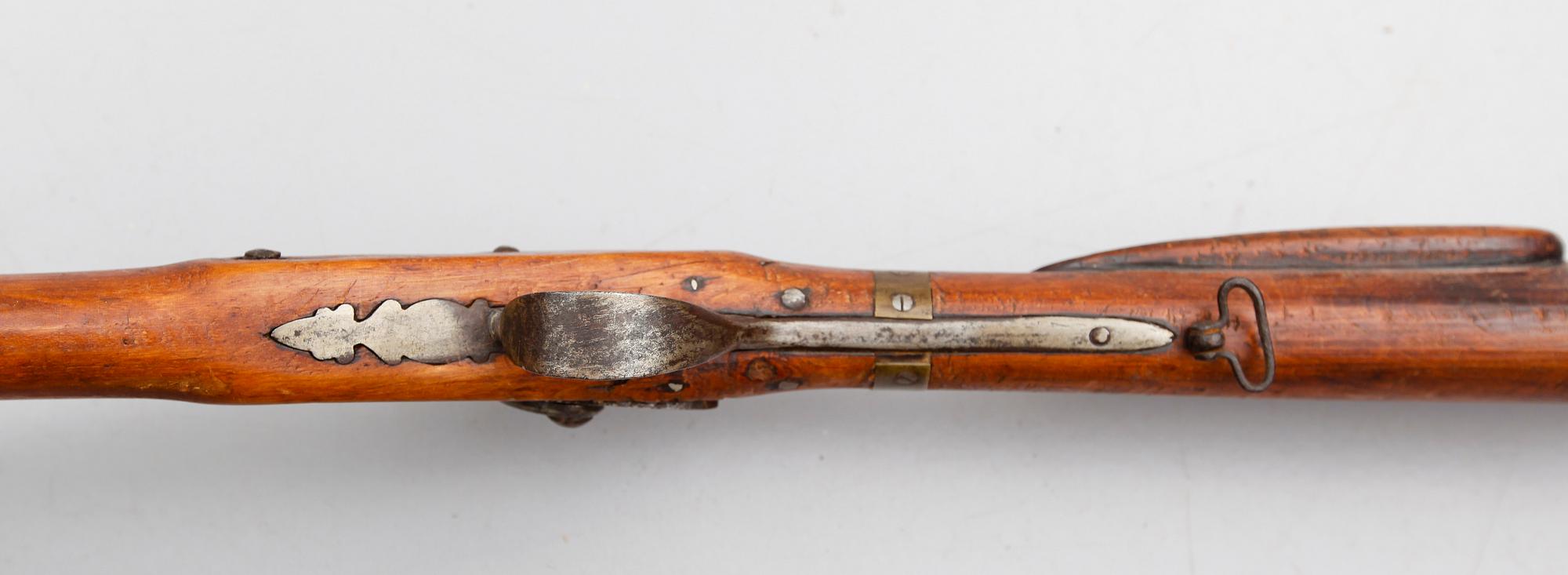 GEVÄR, 2 st, slaglås, 1800-tal.