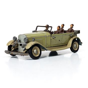 Tipp & Co, tinplate car, “Führerwagen”, 1930s.