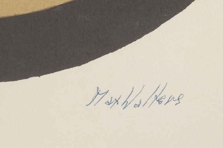 MAX WALTER SVANBERG, färglitografi, signerad och numrerad 126/150.