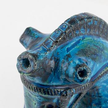 A stoneware figurine by Aldo Londi for Bitossi, Italy.