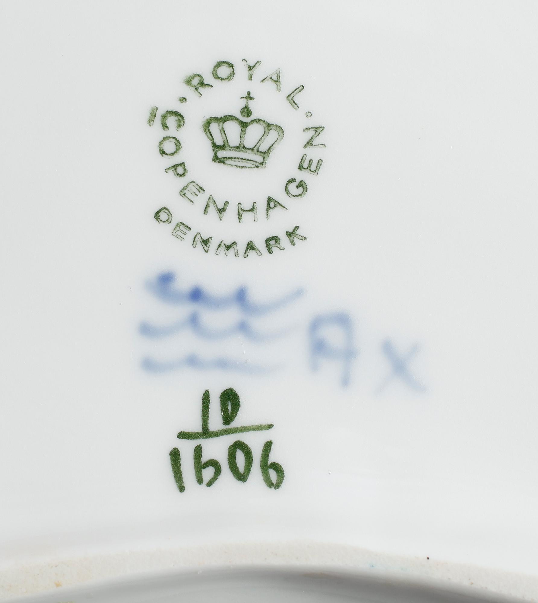 SERVISDELAR, 29 delar, porslin, "Blå Blomst", Royal Copenhagen.