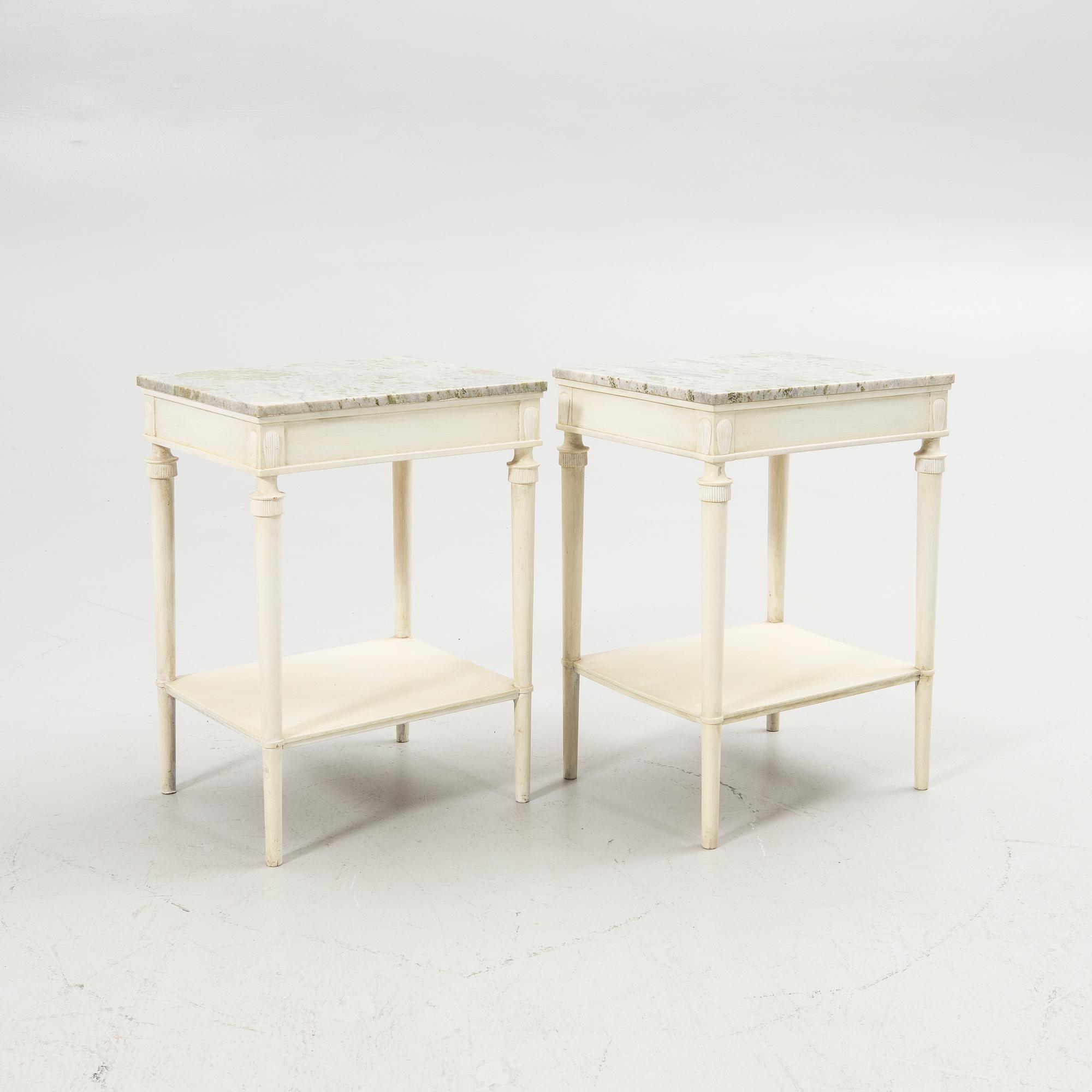 Bedside tables, a pair, “Idun”, Nordiska Kompaniet, 1927.